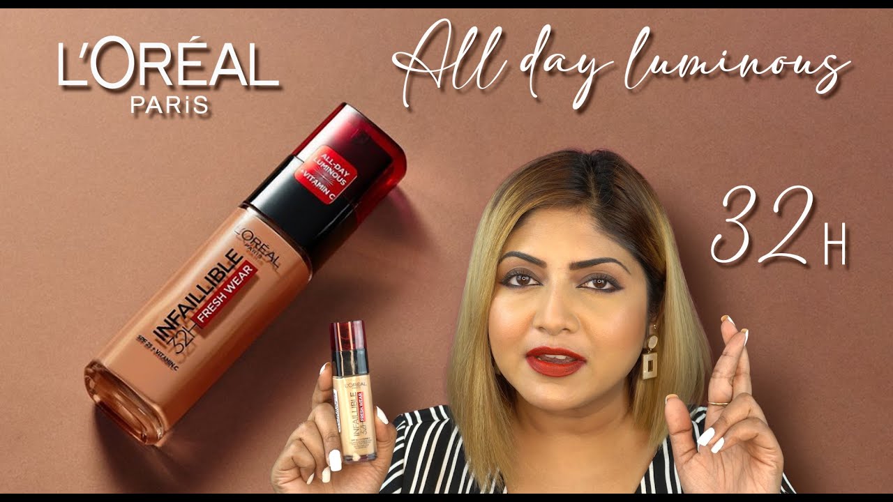 Обзор тональной основы Infallible 32H Fresh Wear *L'Oreal Paris* | #lorealparis #infallible