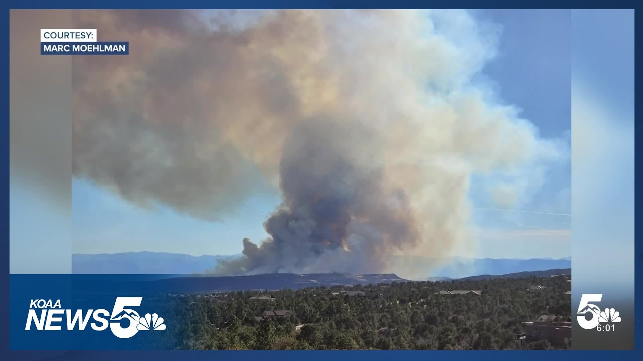 Wildfire shuts down major Colorado Highway