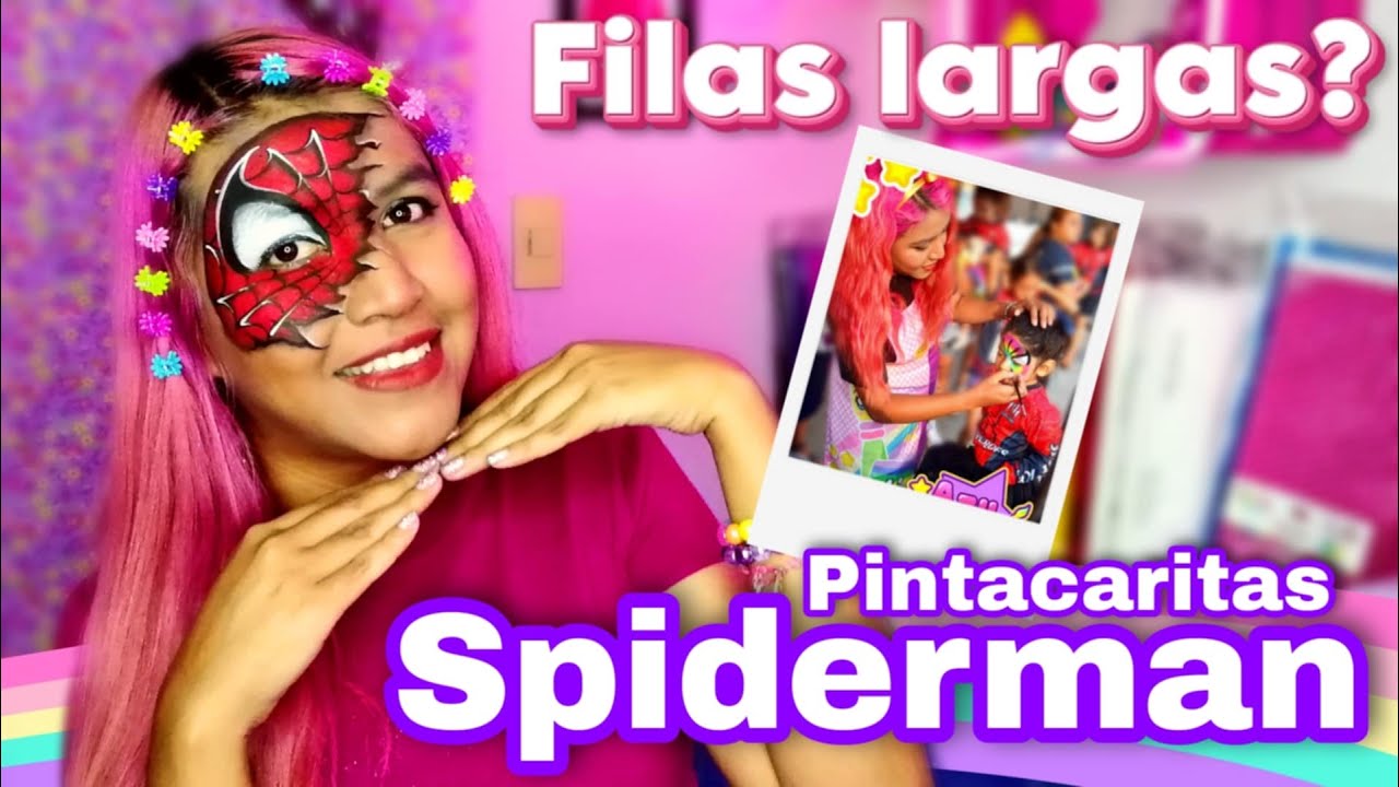 Pintacaritas Spiderman