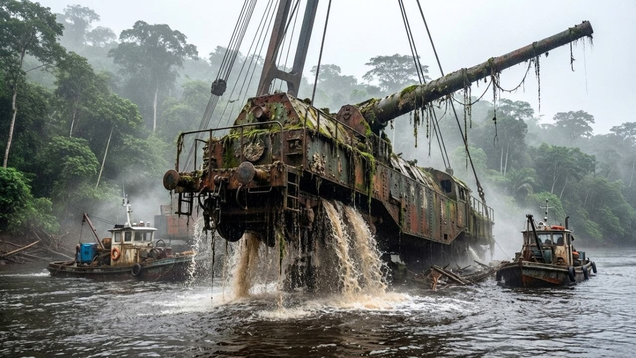 Forgotten Giant: Salvaging a Lost Heavy Artillery Train from the Jungle