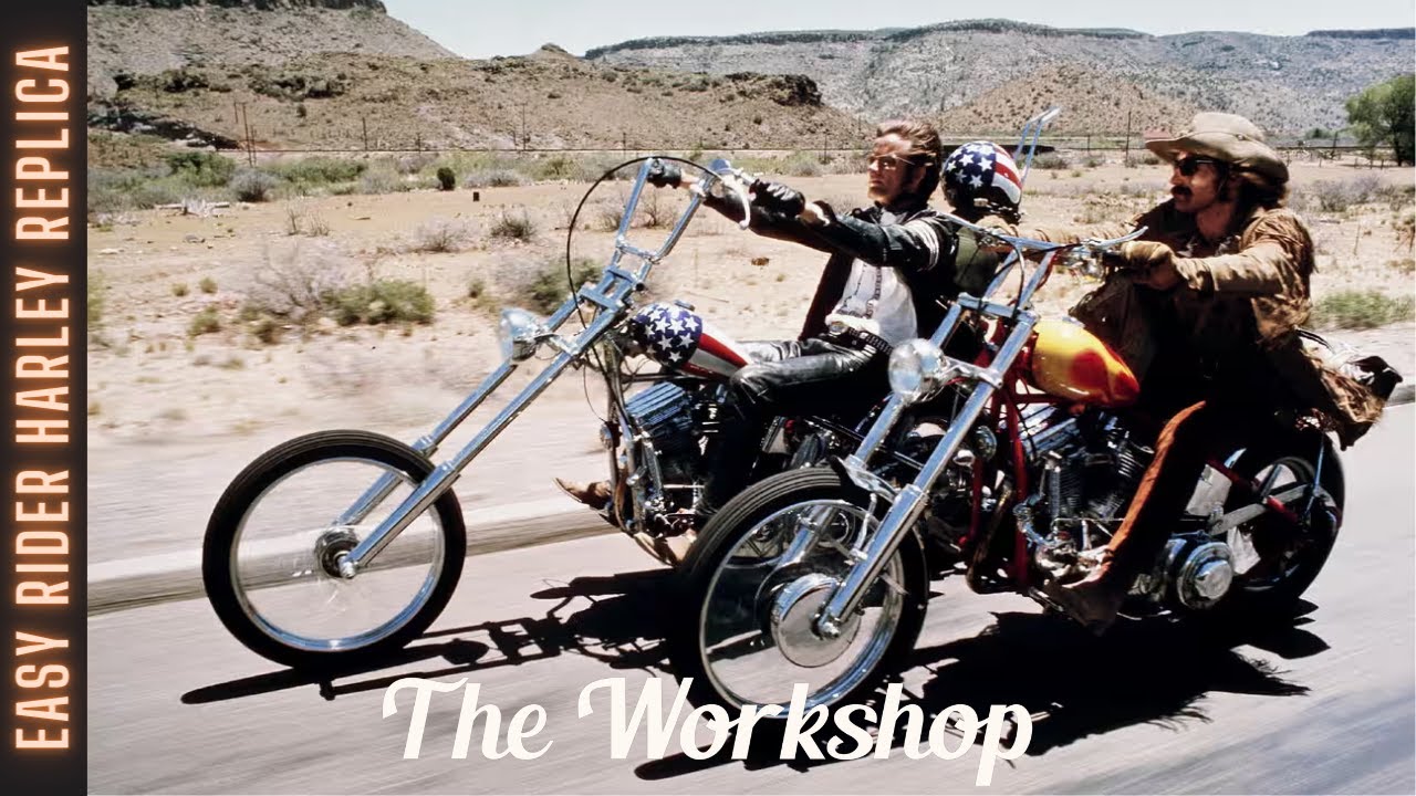 Реплика Harley Panhead из фильма «Капитан Америка» 1950 года выпуска из фильма «Беспечный ездок»