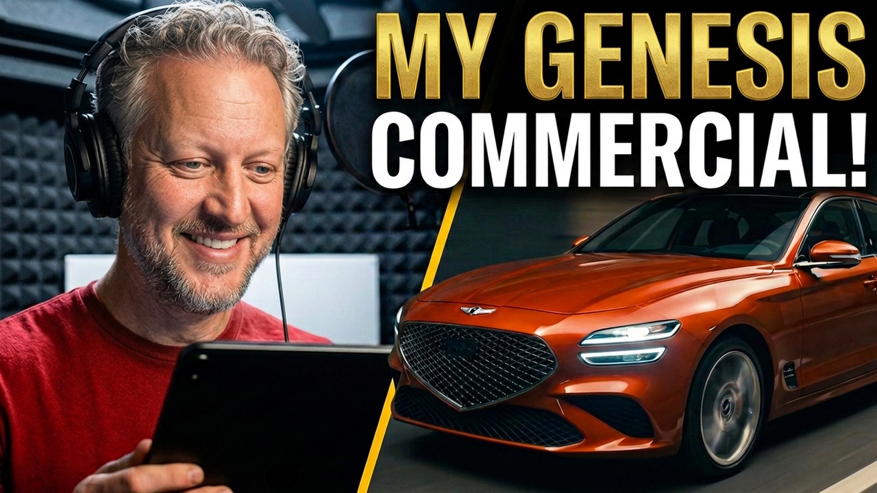 Inside the Voice Over Booth: My GENESIS G70 Commercial - Movement is in our DNA