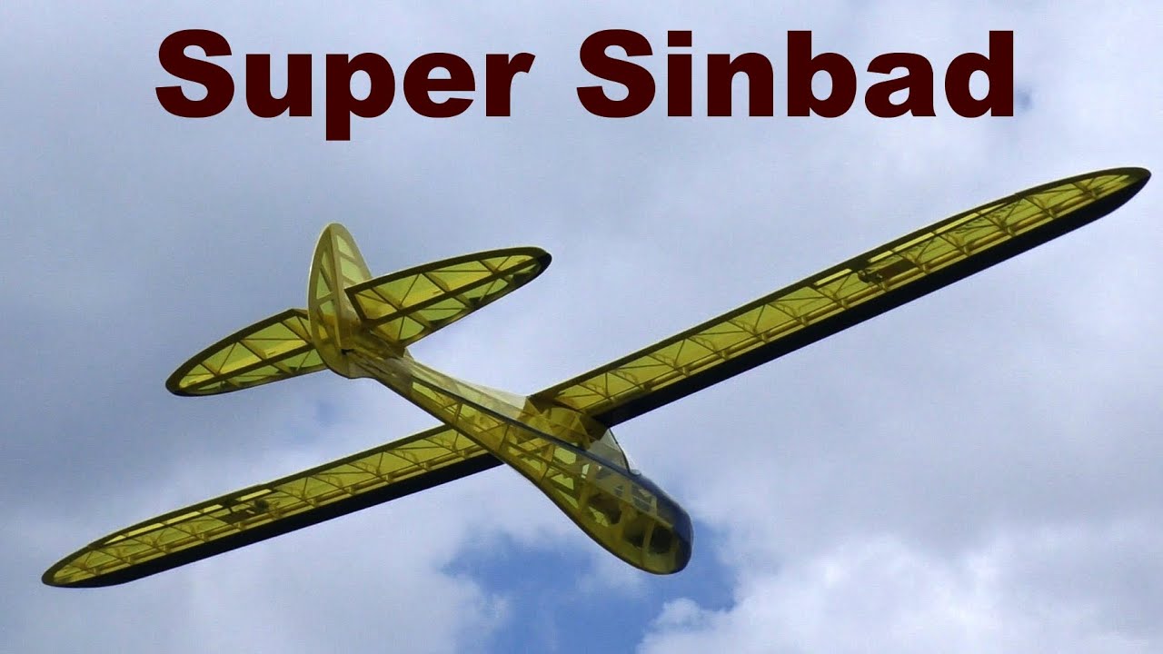 Super Sinbad, vintage RC glider, Letovicke politani 2020