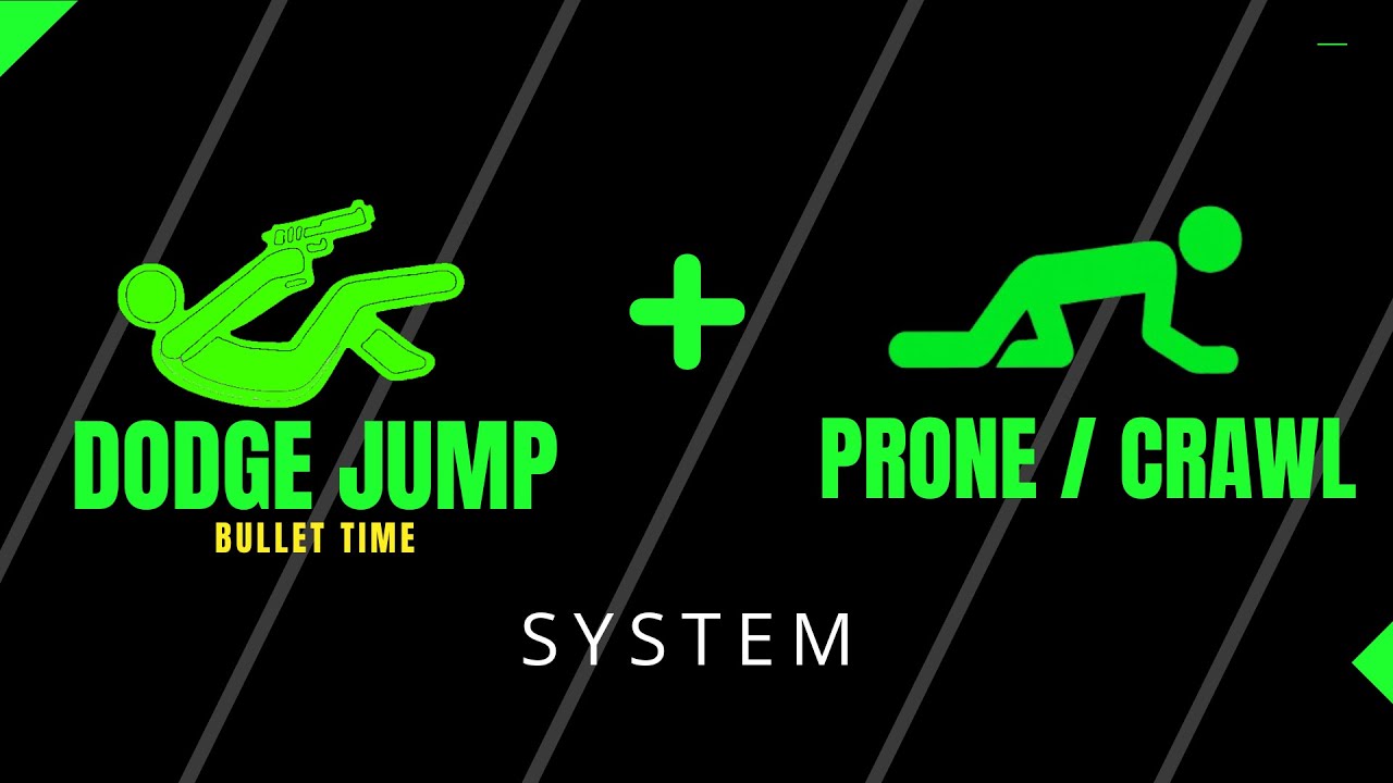 Dodge Jump + Prone System | Integration | Unreal Engine 5 |