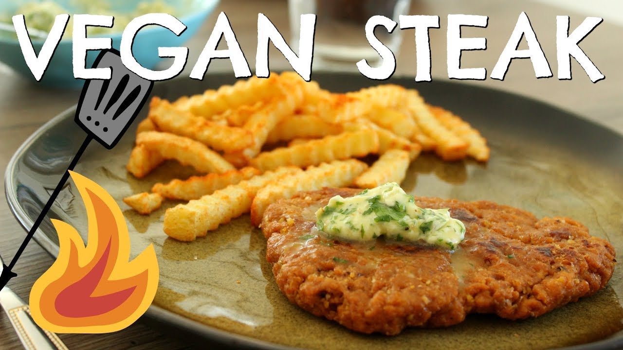 Steak aus Seitan Rezept Vegan #yummypilgrim