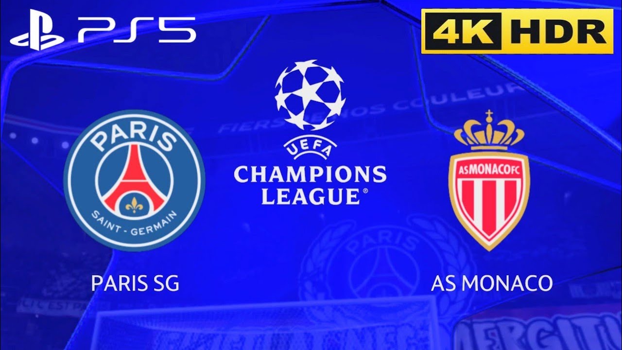 Paris Saint-Germain vs Monaco | FC26 PS5 4K | UEFA CHAMPIONS LEAGUE | Playoffs 2nd Leg