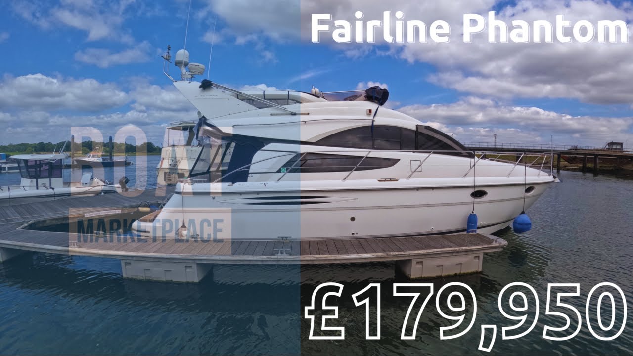 Fairline Phantom 40 Yacht For Sale, Boat Tour