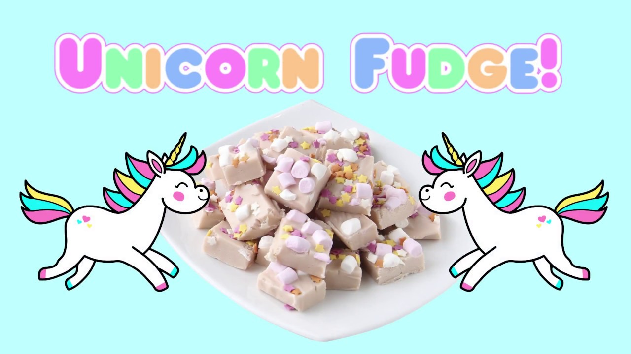 🦄 HOW TO MAKE UNICORN FUDGE | Girl Talk's unicorn food! 😂