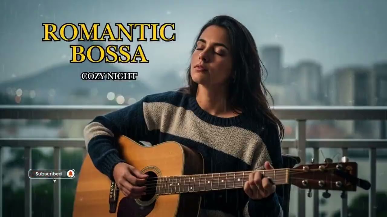 Bossa Nova Relaxing Music 🌧️ Varanda Chuvosa no Rio para Reflexão Calma e Noites Tranquilas