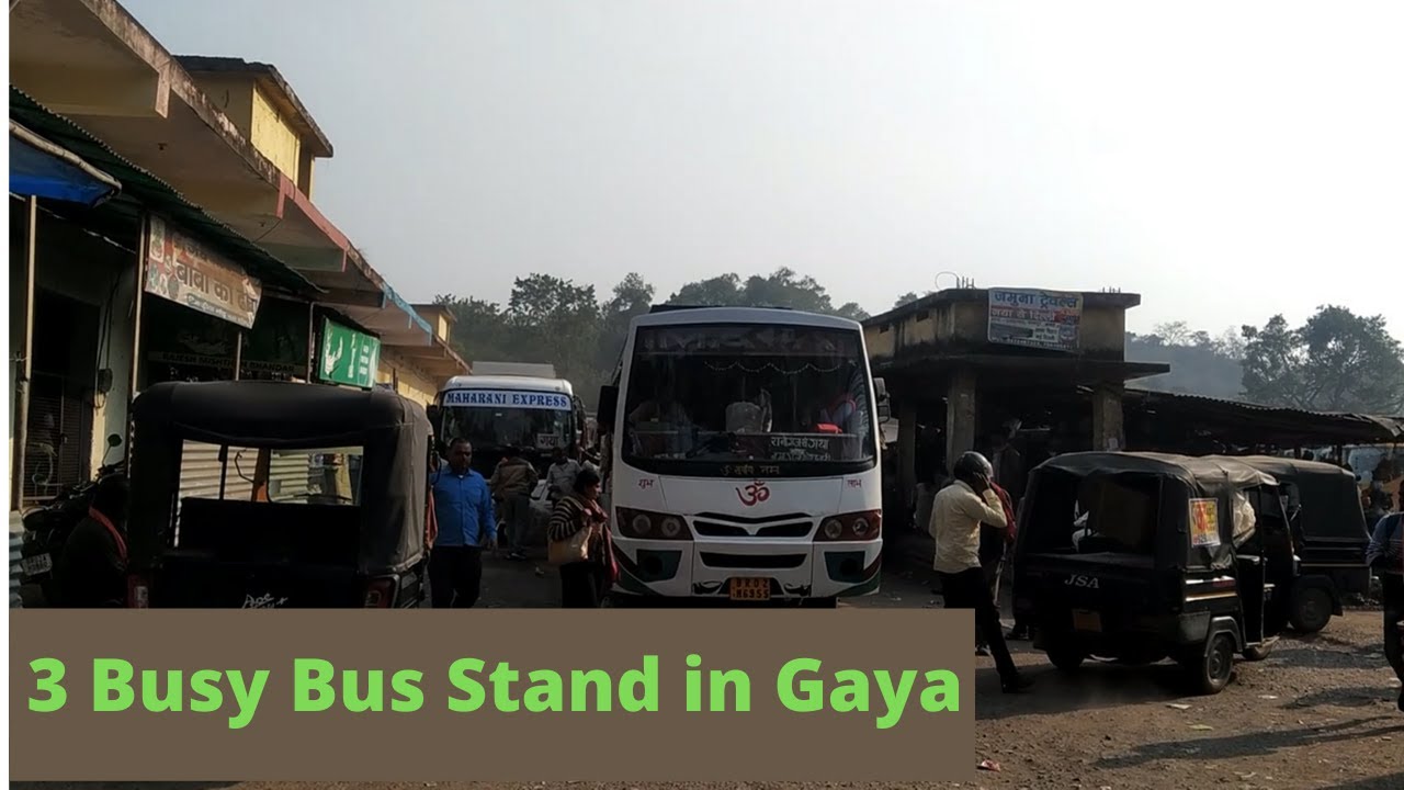 3 Busy Bus Stand IN Gaya // Important Bus stand Gaya Ji || suman gupta vlogs