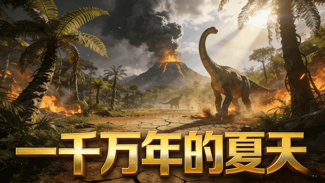 白垩纪那场持续一千万年的夏天有多恐怖！ #科普 #知识 #史前巨兽 #白垩纪