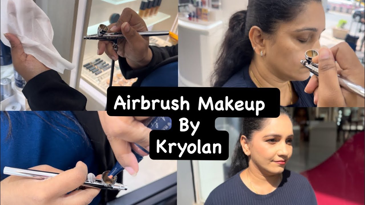 Airbrush Makeup by Kryolan 🖌️ #kryolan #kryolanbase #makeuptutorial #makeup #makeupartist
