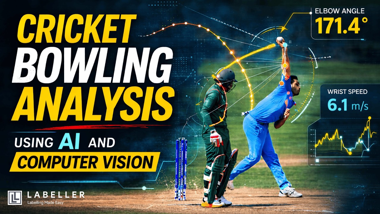 How to Fine-Tune YOLOv8 Pose on Custom Sports Dataset | Cricket Bowling