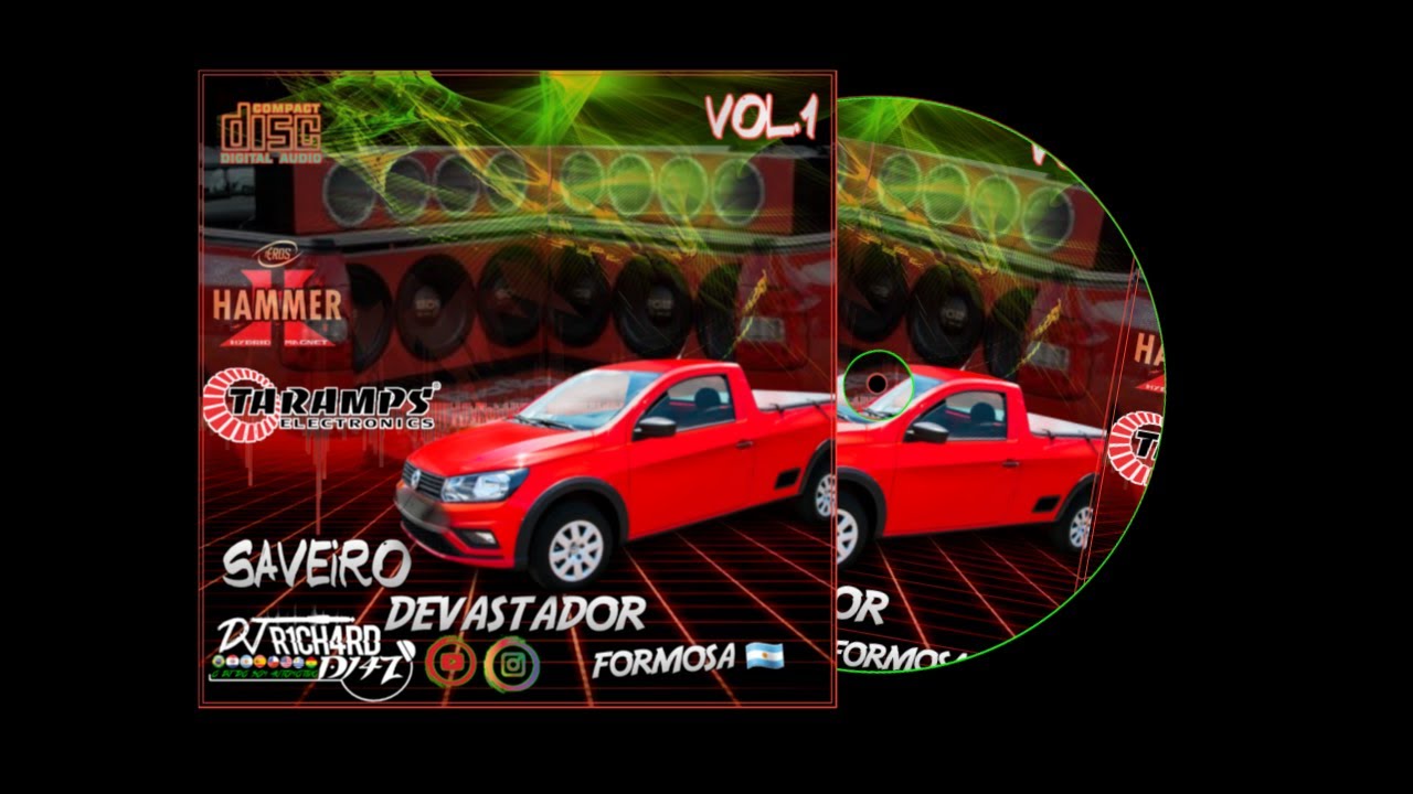 PANCADÃO REGGAETON CUMBIA ELECTRONIC CD SAVEIRO DEVASTADOR DJ R1CH4RD D14Z