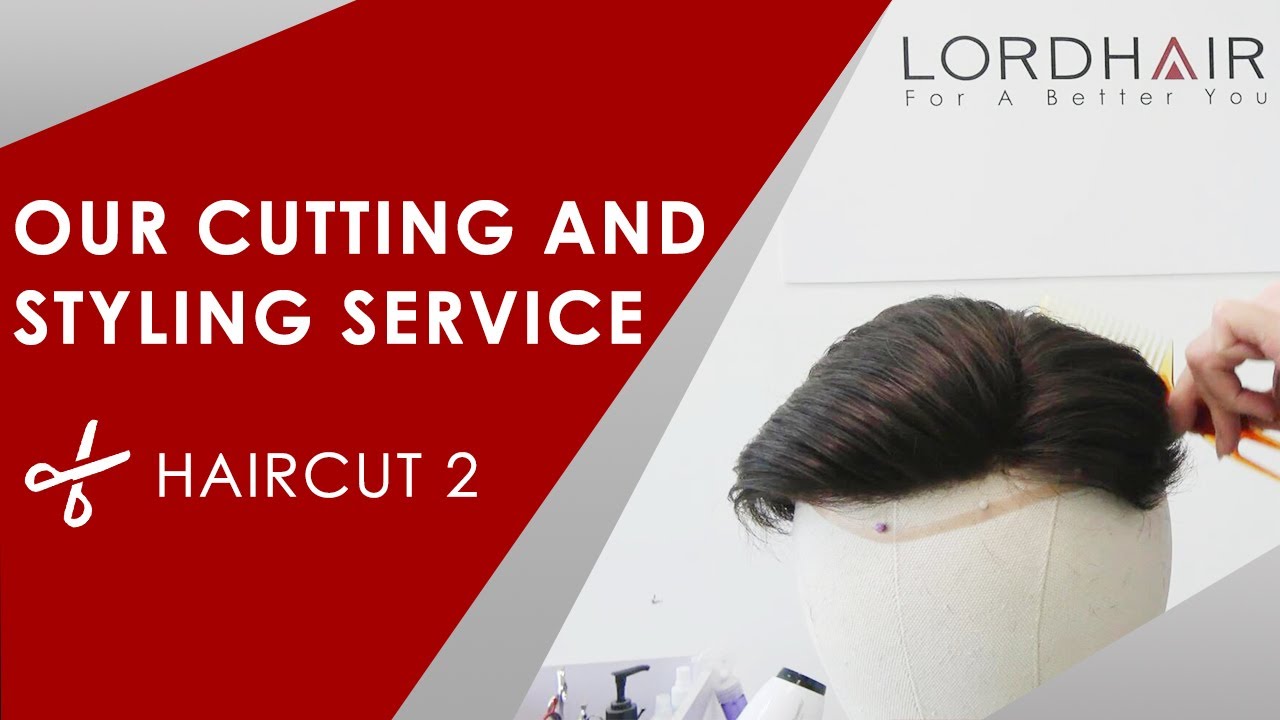 Pre-Cut Hairpieces (2): Hairstyle LD036 Hair System Cut-In and Styling Service by Lordhair