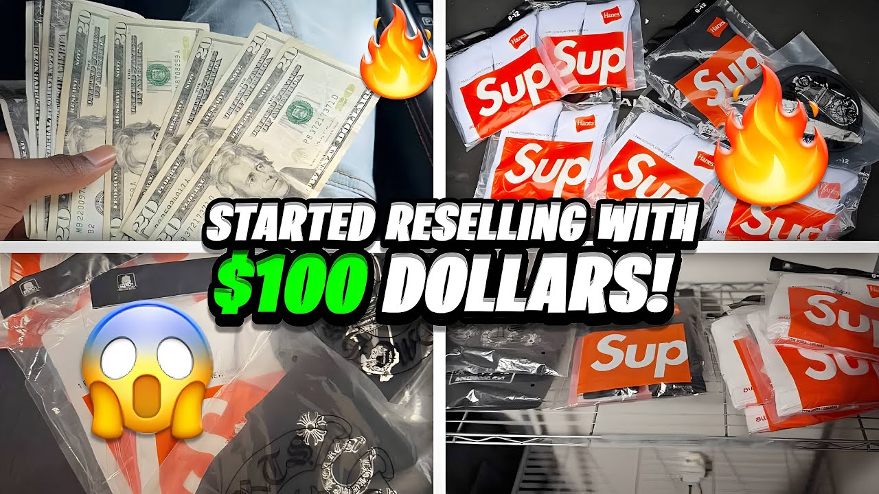I Started Reselling With $100 Dollars 😱🔥(Part 1)