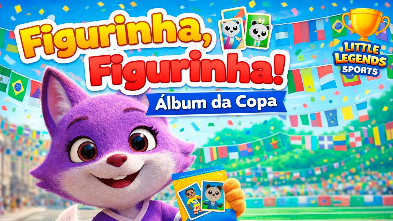 Figurinha, Figurinha! 🎴⚽ | Música do Álbum da Copa | Little Legends