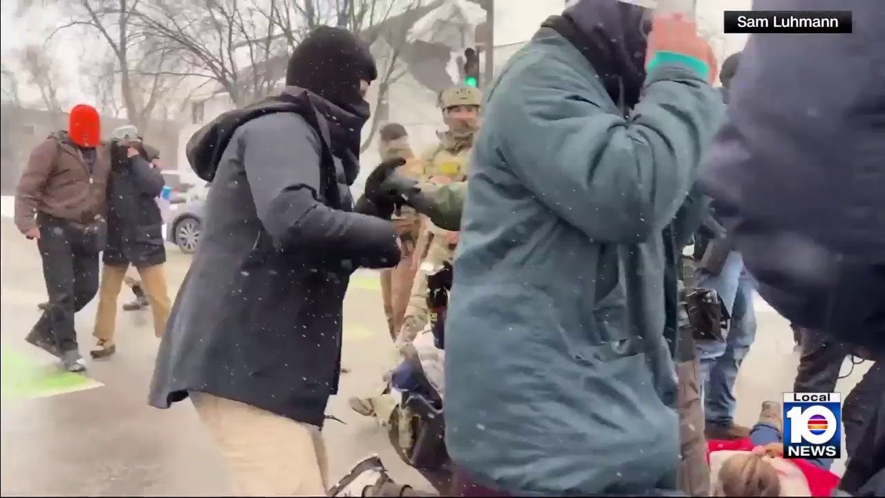 Protests against immigration enforcement continue in Minneapolis