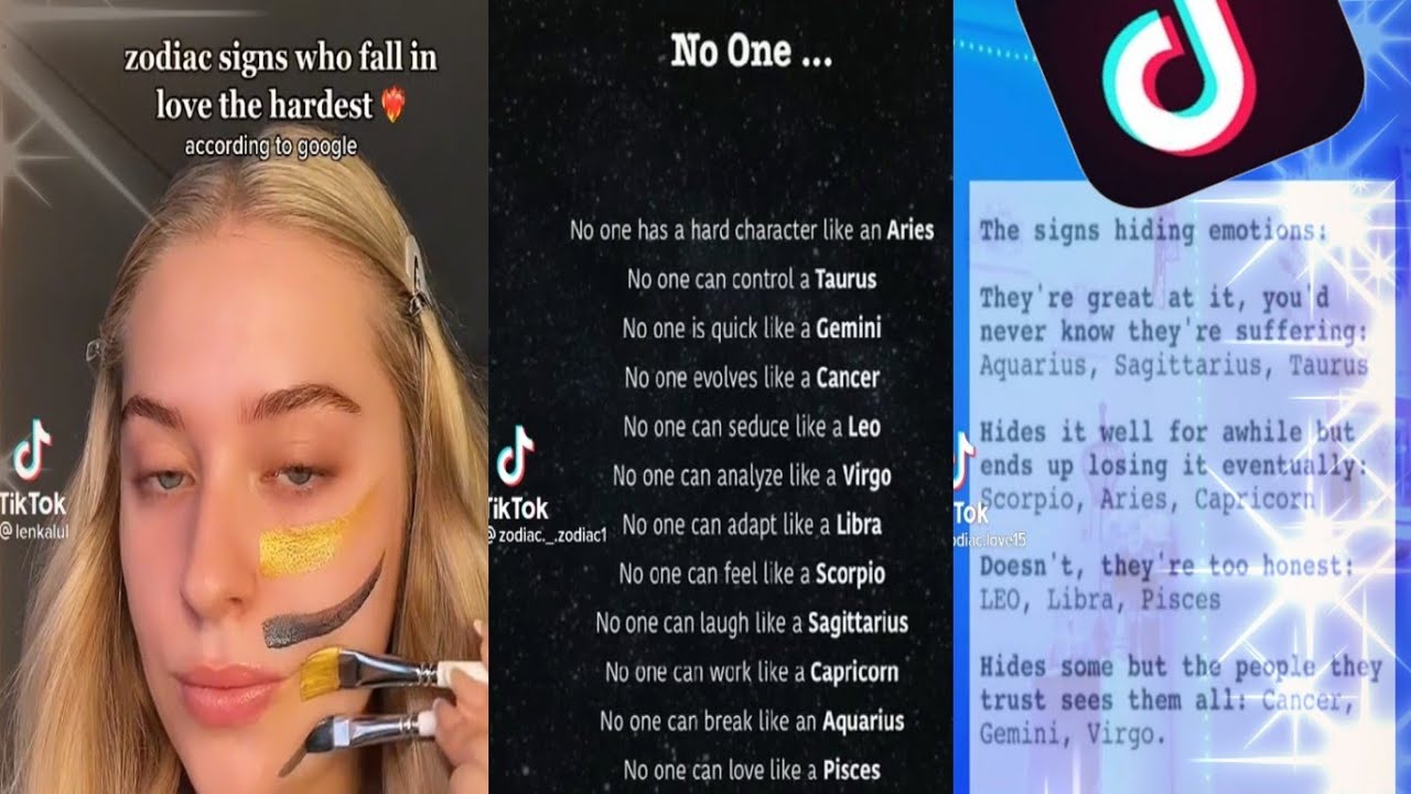 🌙 Zodiac TikTok Complication #10 ♈♉♊♋♌♍♎♏♐♑♒♓ 🌙