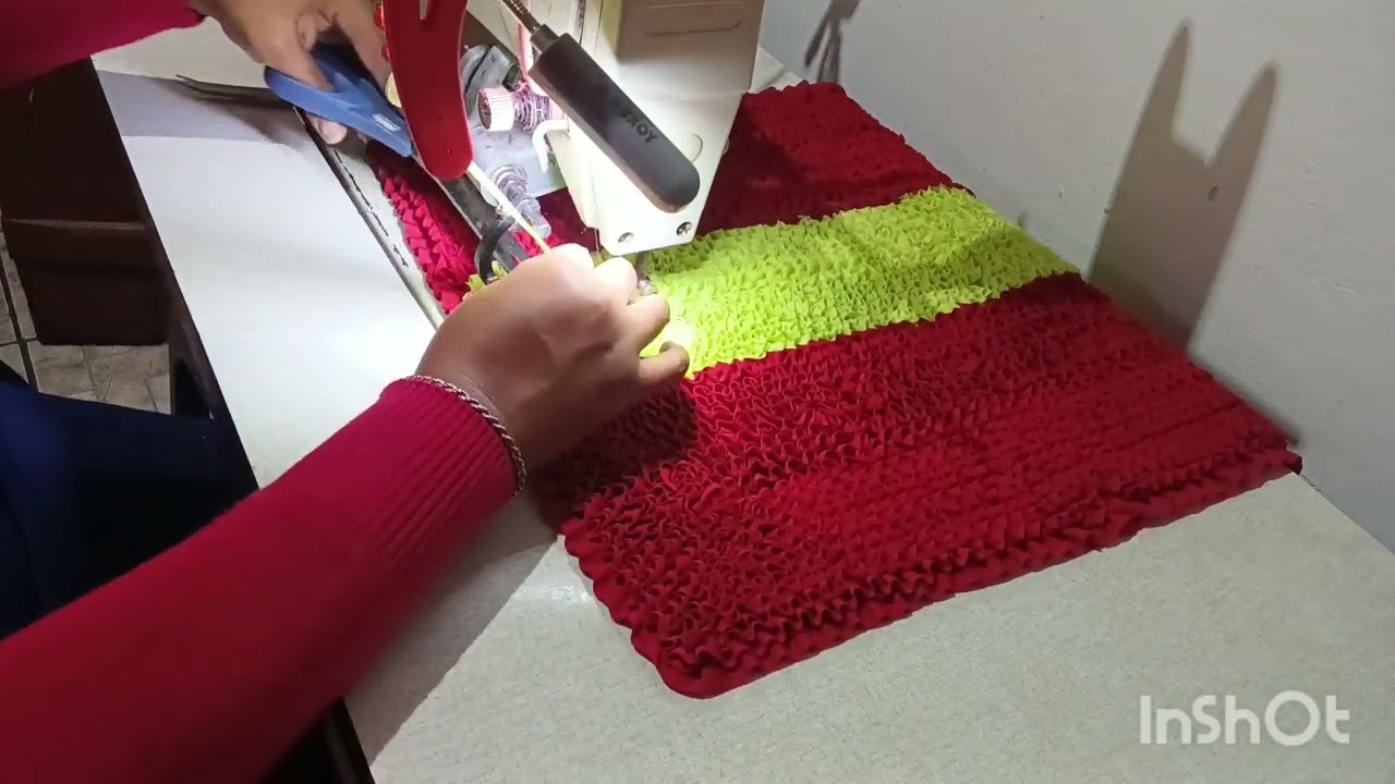 novo modelo de tapete frufru/ venha aprender como faz!