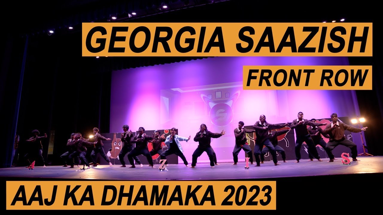 {Second Place} Georgia Saazish | Front Row | Aaj Ka Dhamaka 2023