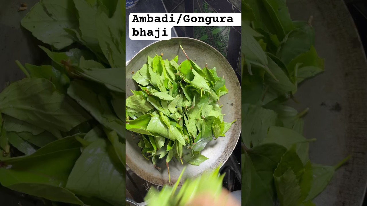 Ambadi Bhaji 🌿 | Gongura Recipe | Village Style Taste 
