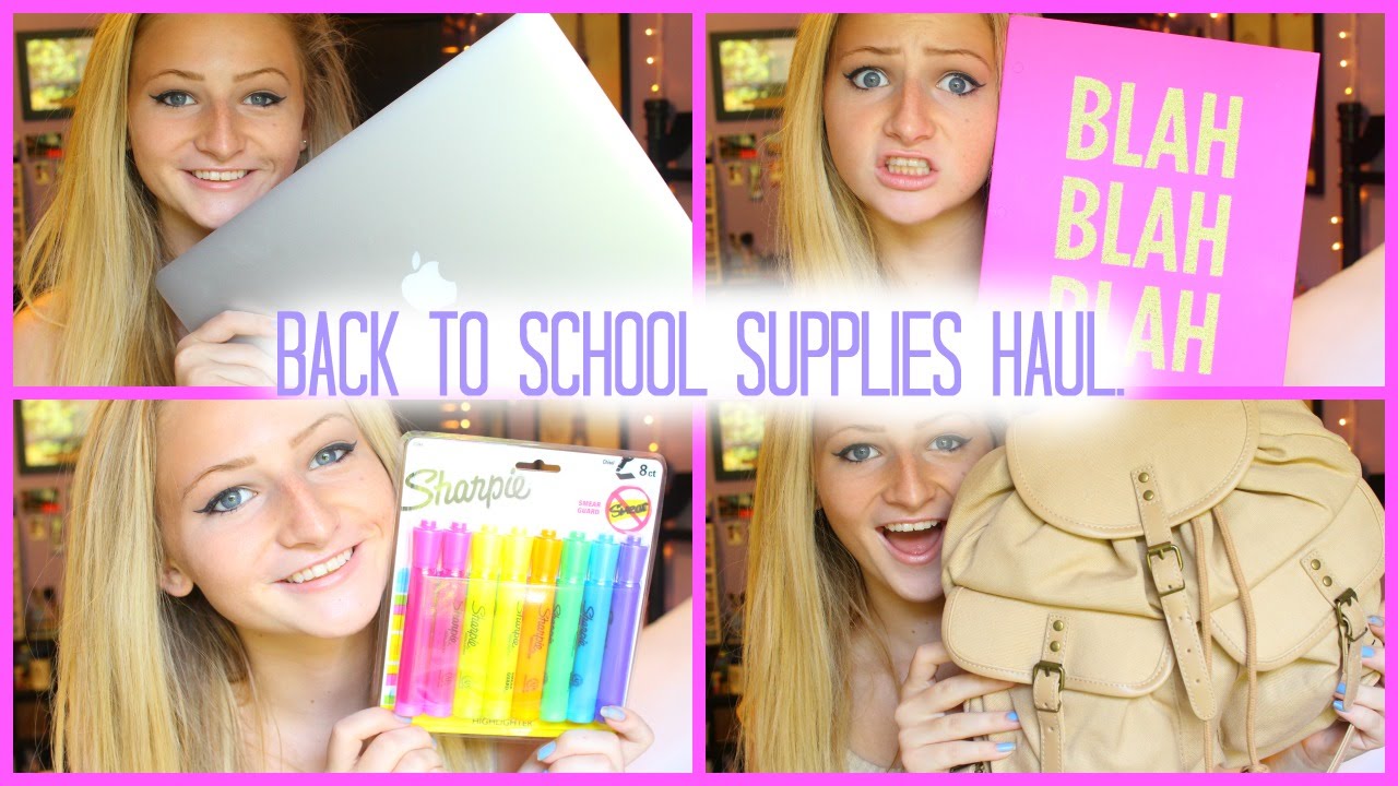 Back To School Supplies Haul 2015.