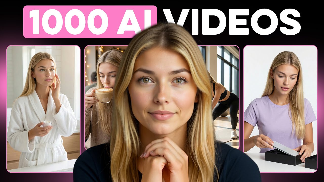 How I Generate 1,000 AI Videos of myself from ONE Single Image!