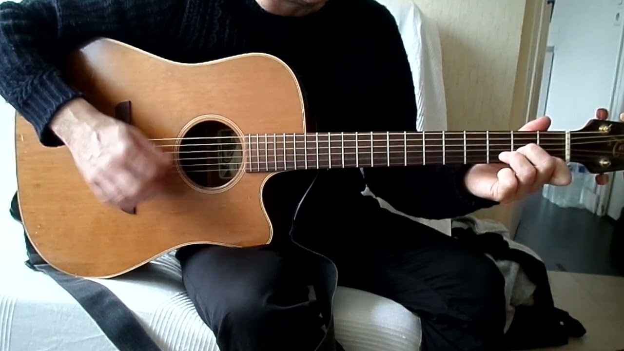 Izia -Mon coeur tuto guitare