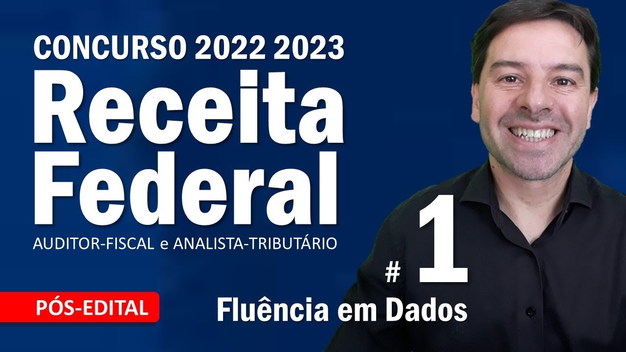 Concurso Receita Federal Edital 2022 2023 | Aula de Fluência em dados com Rodrigo Schaeffer
