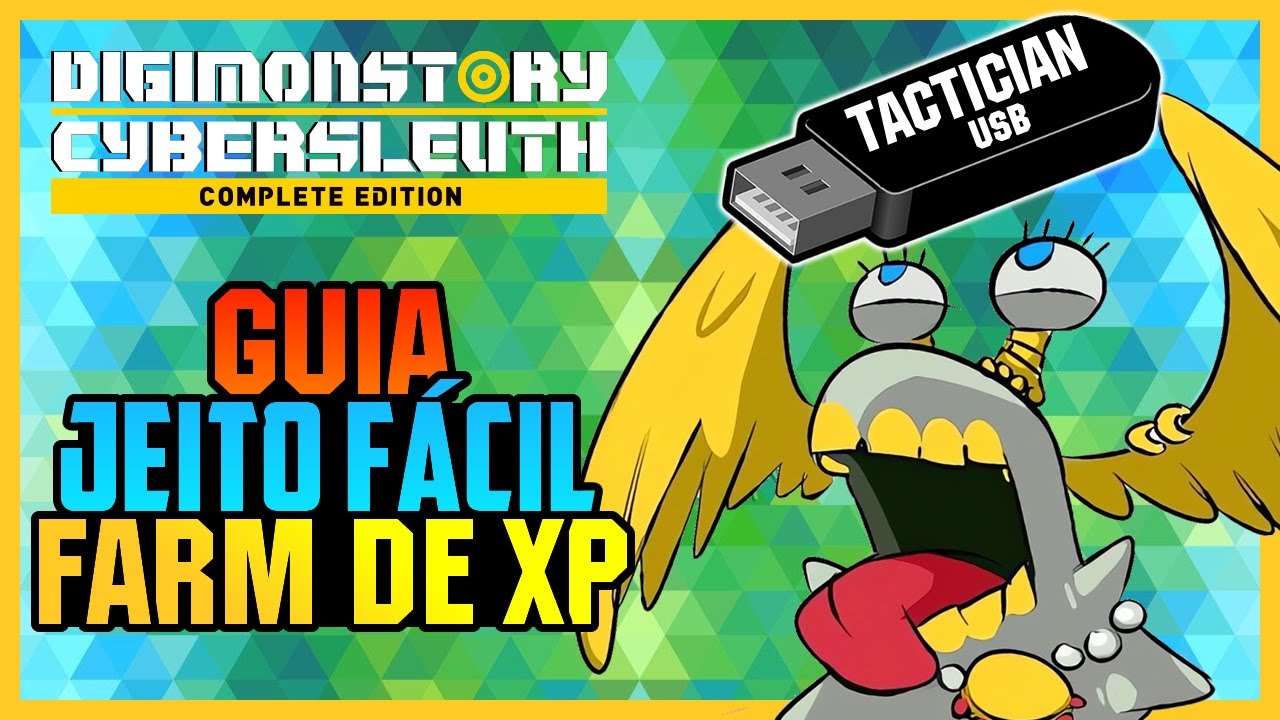 O MELHOR MÉTODO DE CONSEGUIR TACTICIAN USB! Digimon Story: Cyber Sleuth Hacker's Memory