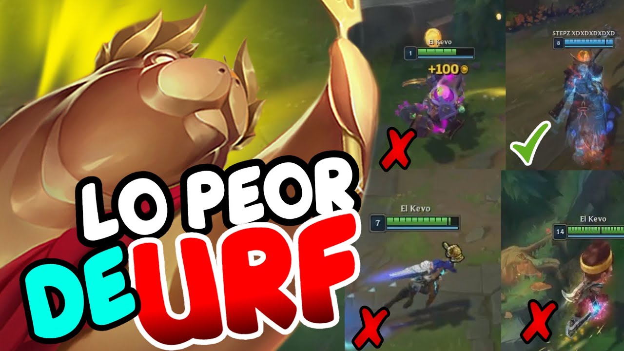 PICKEAMOS LO PEOR DE URF! SIEMPRE PERDER ANTES DEL MIN 10!