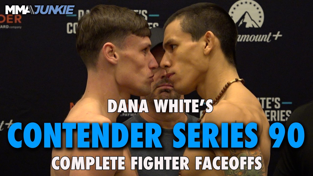 Dana White's Contender Series 90 full card faceoffs