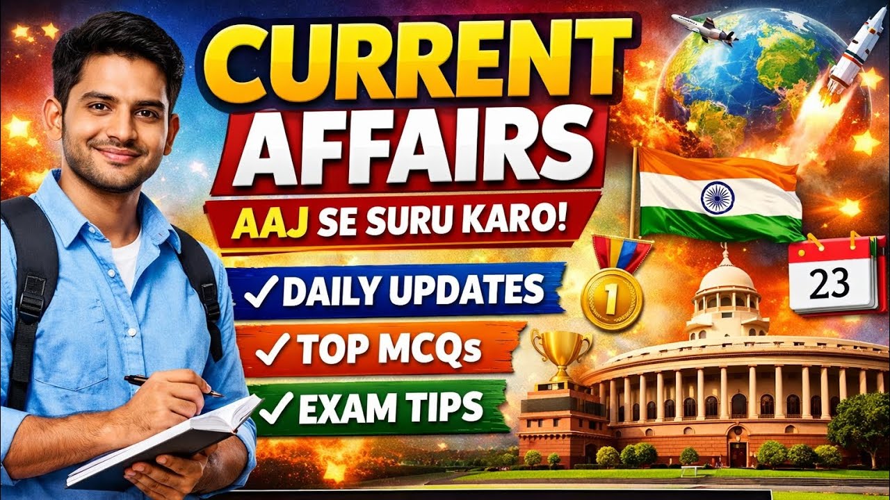 Current Affairs Today Hindi | All Competitive Exams | UPSI SSC Bank | MCQ Based”#currentaffairs #ssc