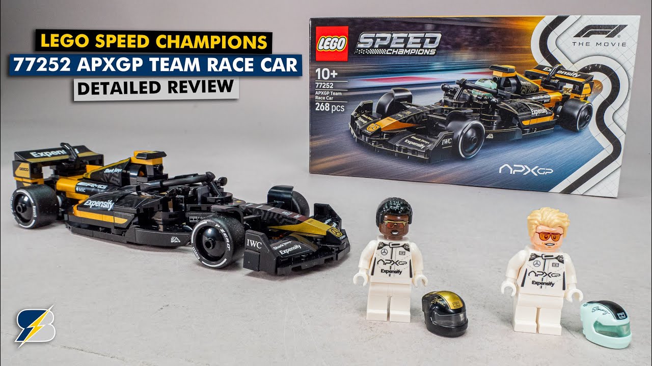 LEGO Speed Champions 77252 APXGP Team Race Car Detailed Building Review – Hollywood Meets F1