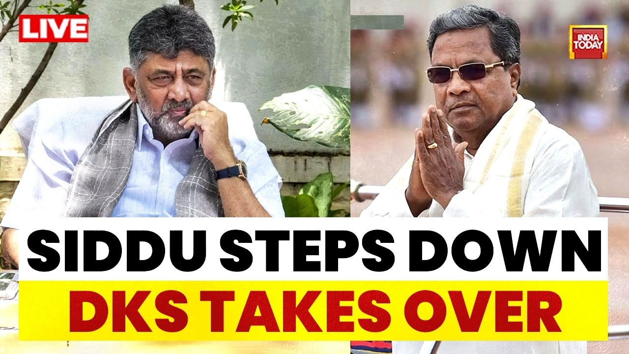 Karnataka CM News LIVE: Siddaramaiah Backs DK Shivakumar As Next Karnataka CM | India Today LIVE