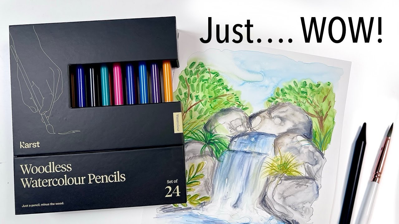 Are These The Best Watercolour Pencils??? Karst Goods