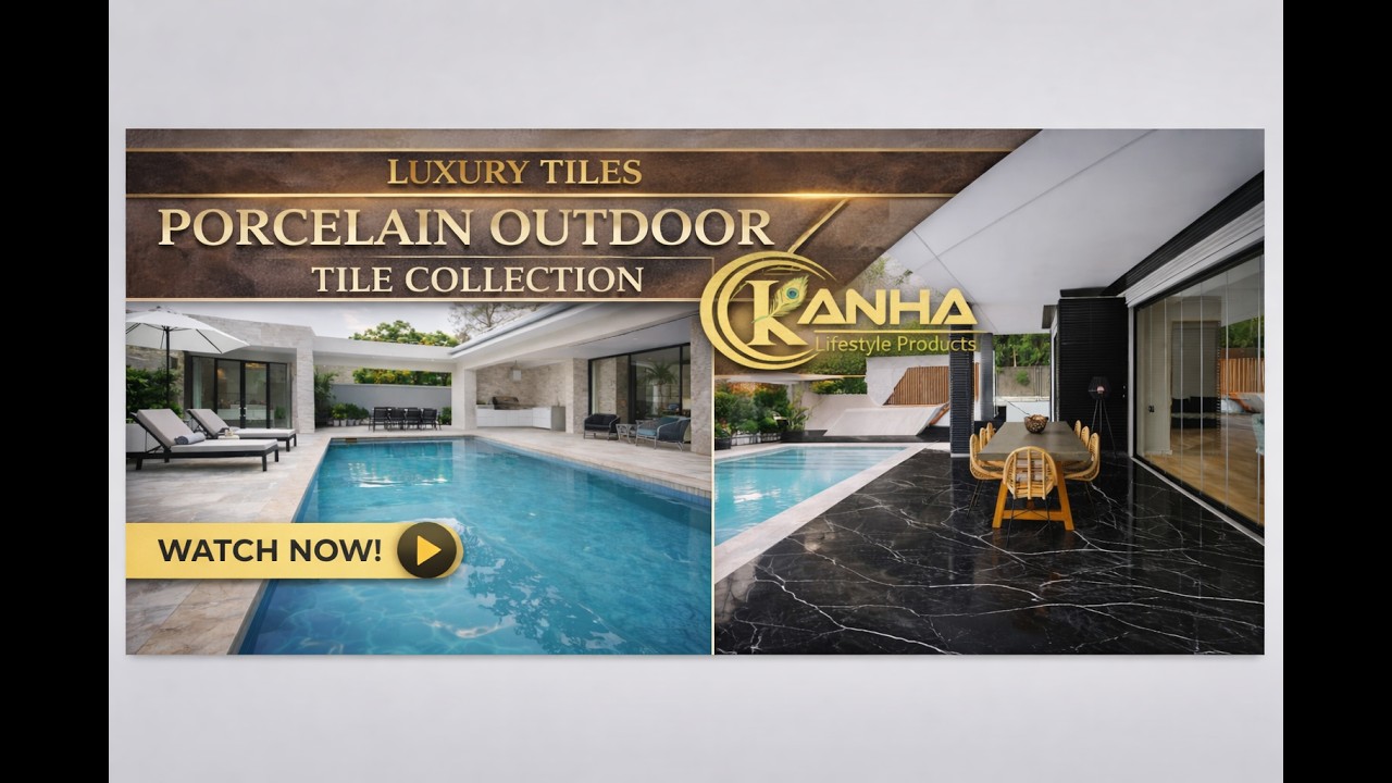 Modern Outdoor Tiles for Patios  & Outdoor Kitchens | OKANHA #trending #longvideo #long