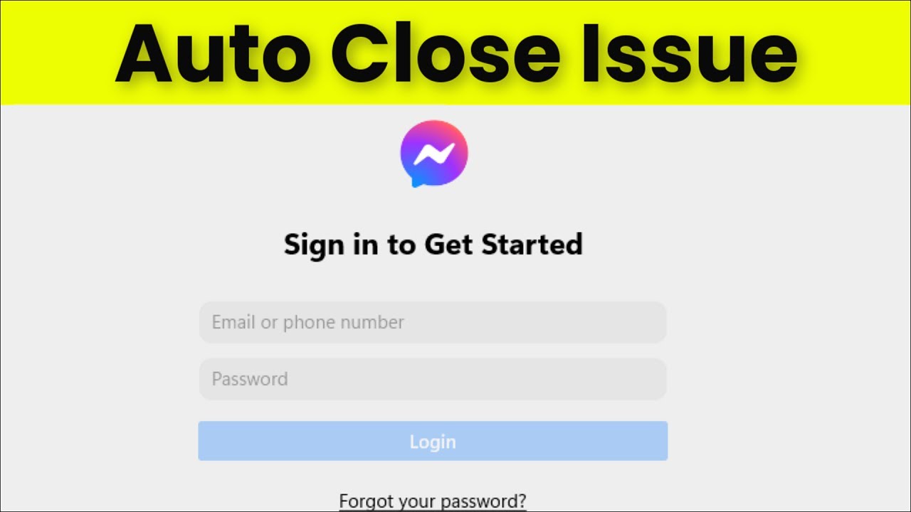 Facebook Messenger Auto Close (Automatically Closing) Issue - Windows 11