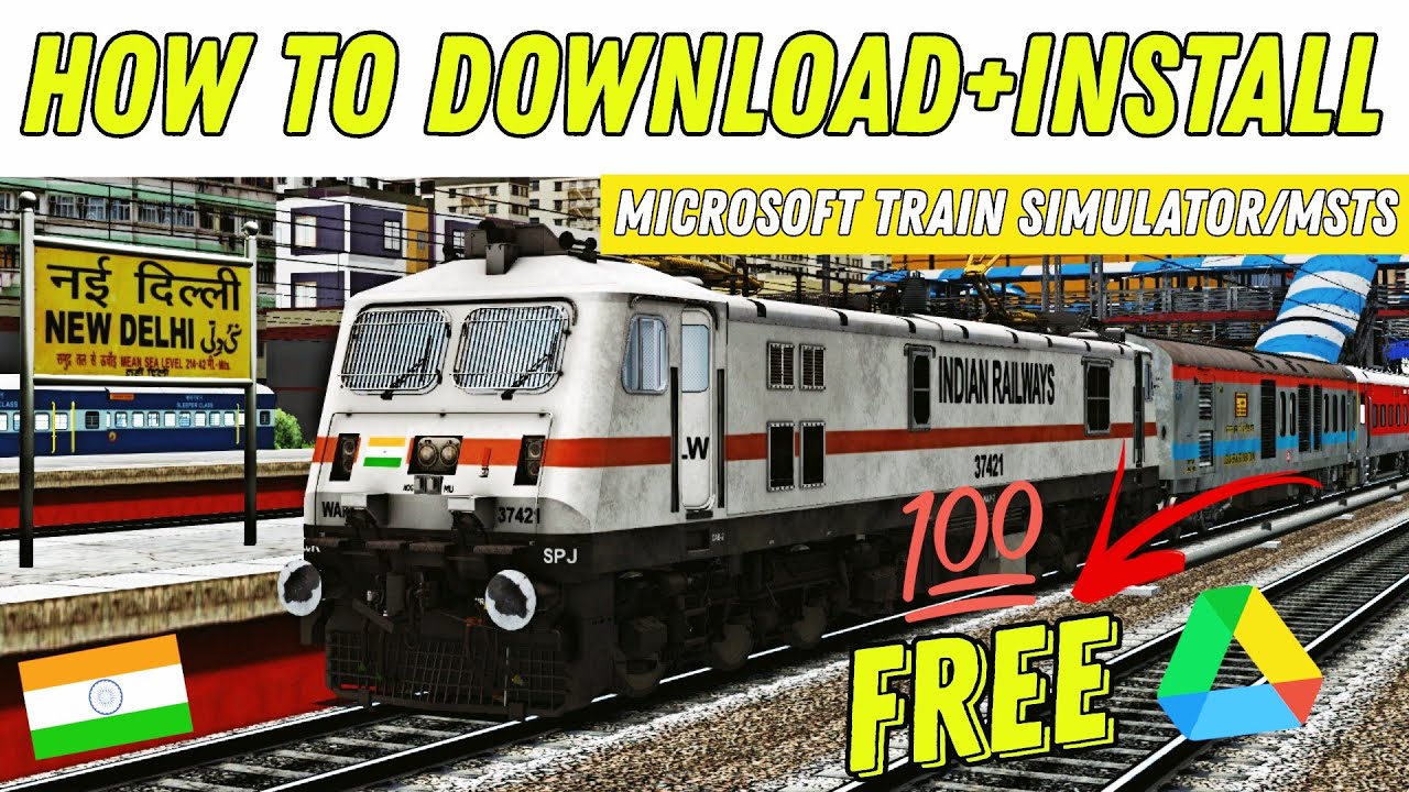 HOW TO DOWNLOAD MICROSOFT TRAIN SIMULATOR/MSTS INSTALL FULL 💯&nbsp;WORKING
