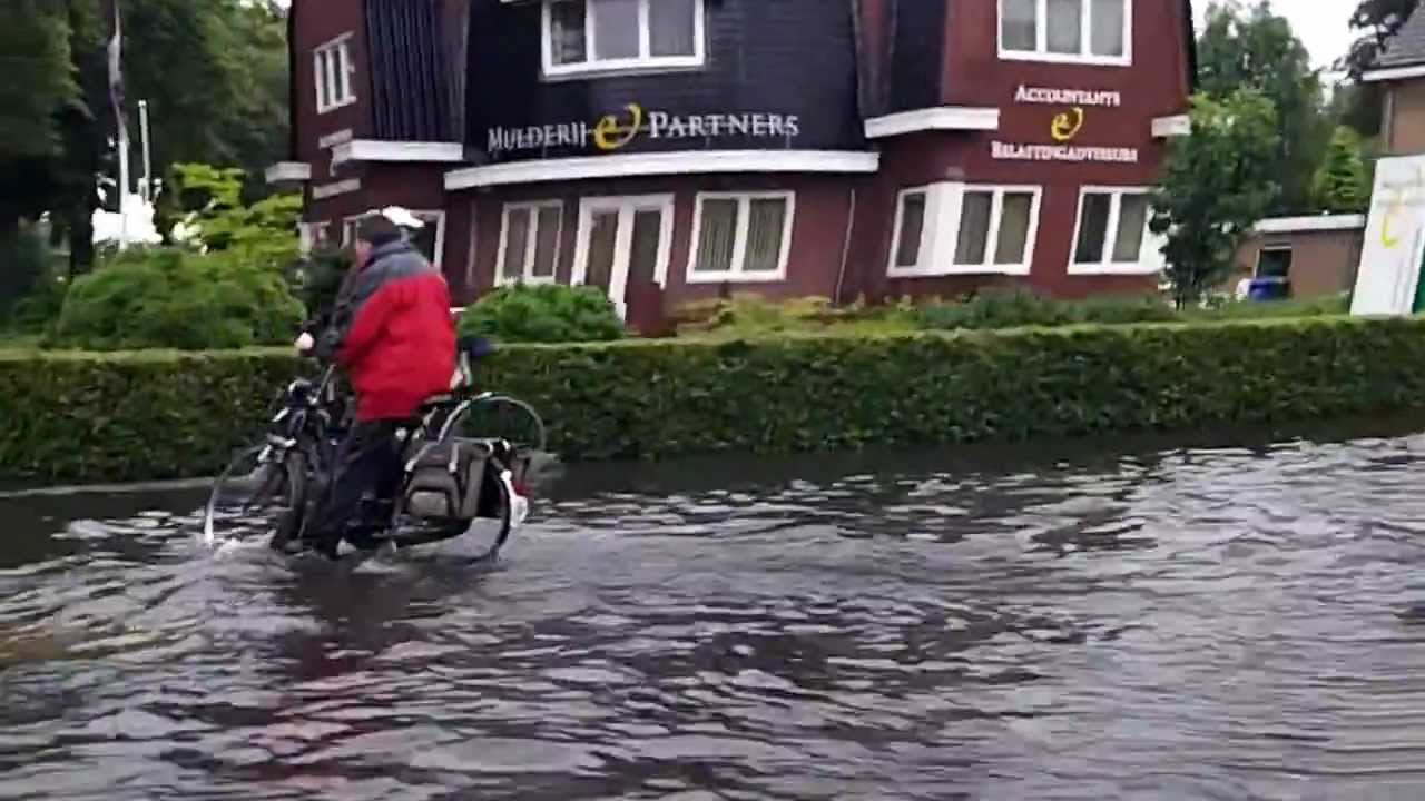 5 juli 2012 Regen en wateroverlast in Hoogeveen