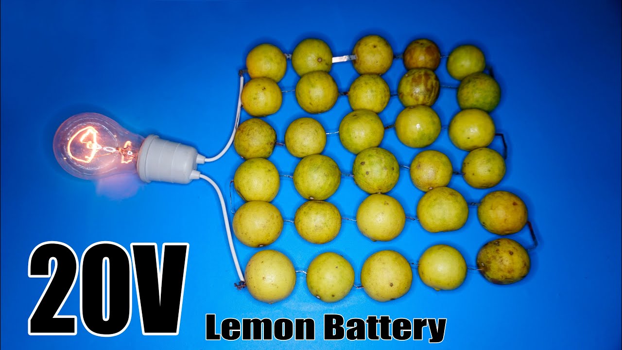 How to make 20V Lemon battery