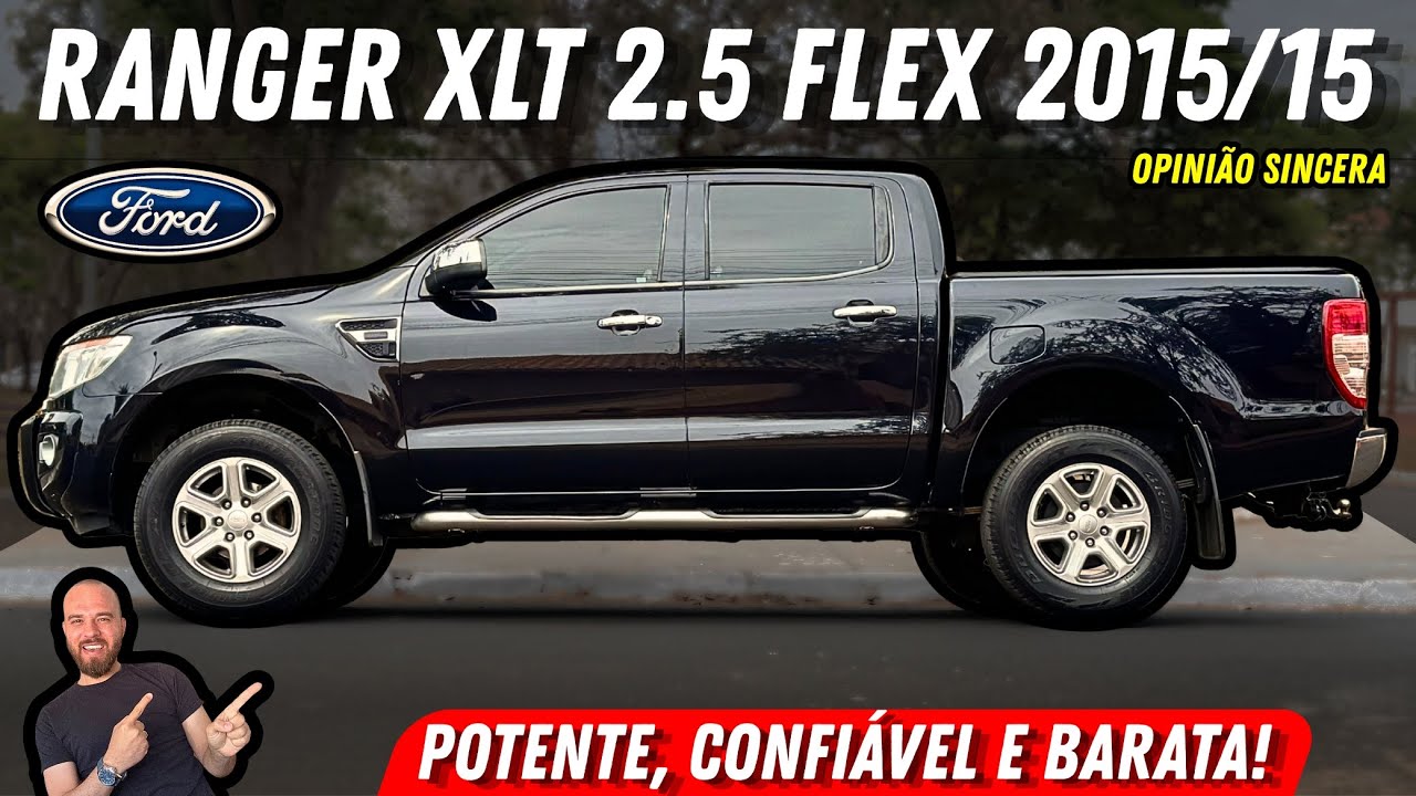Ranger XLT 2.5 Flex 2015 | CONSUMO, Pontos Positivos, Pontos Negativos e OPINIÃO SINCERA!