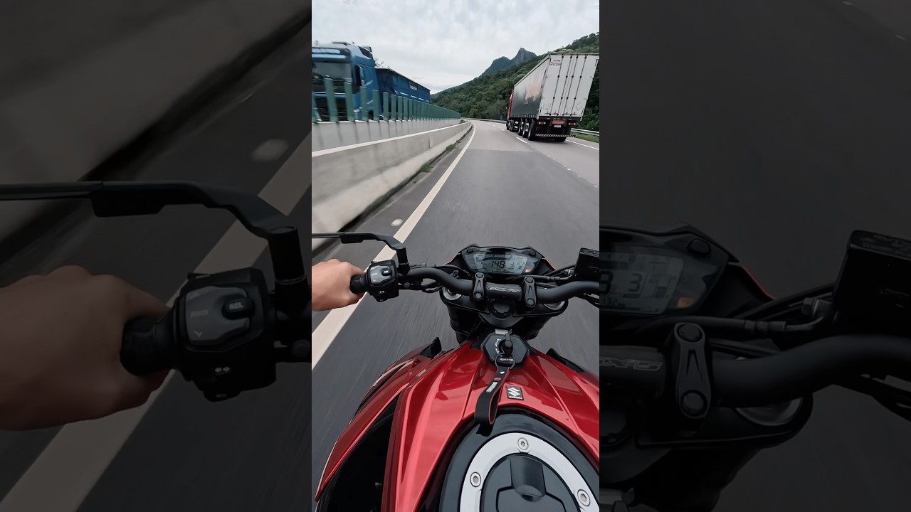 Novo TOP SPEED com a Gsx-s750 com REMAP PSBK no MOTO14 #topspeed #gsxs750 #motorcycle