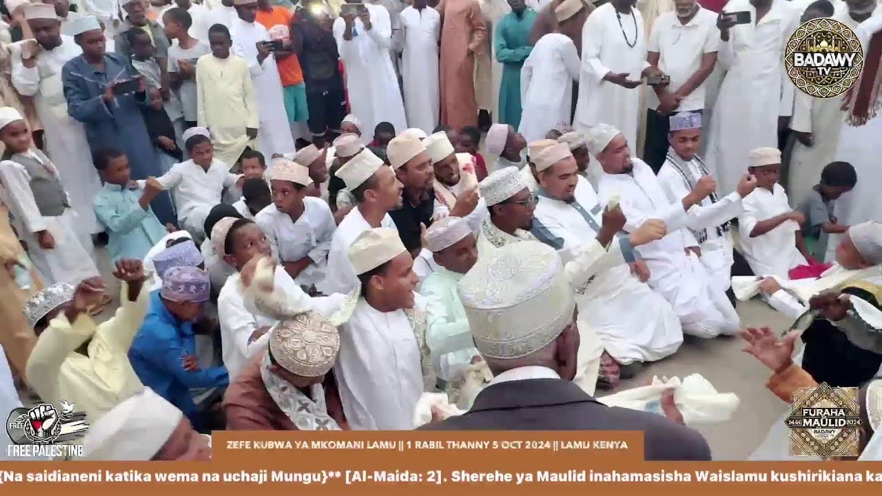 🔴LIVE || MAULIDI YA MASJID BWANA FADHILI|| 1 RABIL THANY 5 OCT 2024 ||LAMU KENYA