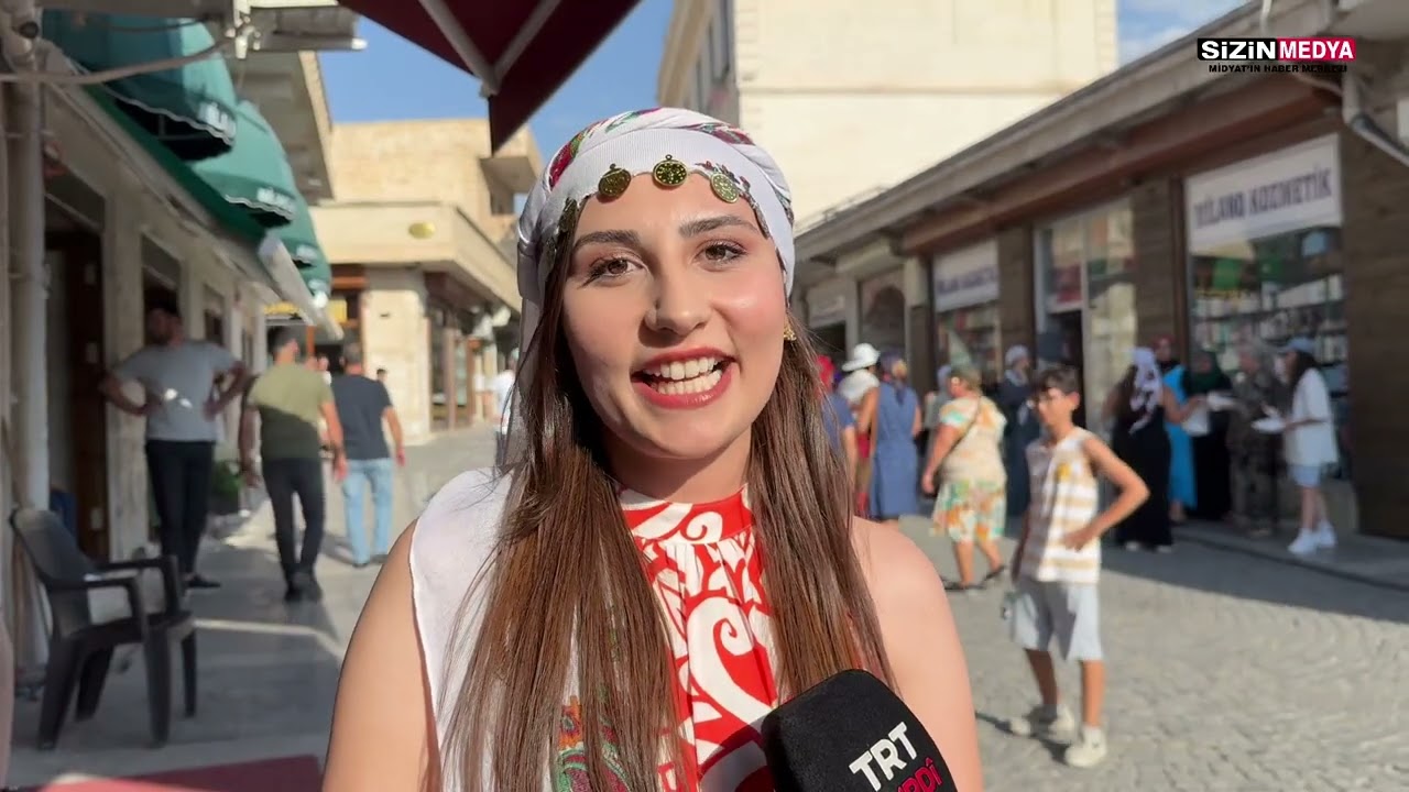 Midyat'ta Binlerce Yıllık Tarihe Yolculuk, Yaz Sıcağına Rağmen Tarihi şehir Midyat Turist Kaynıyor