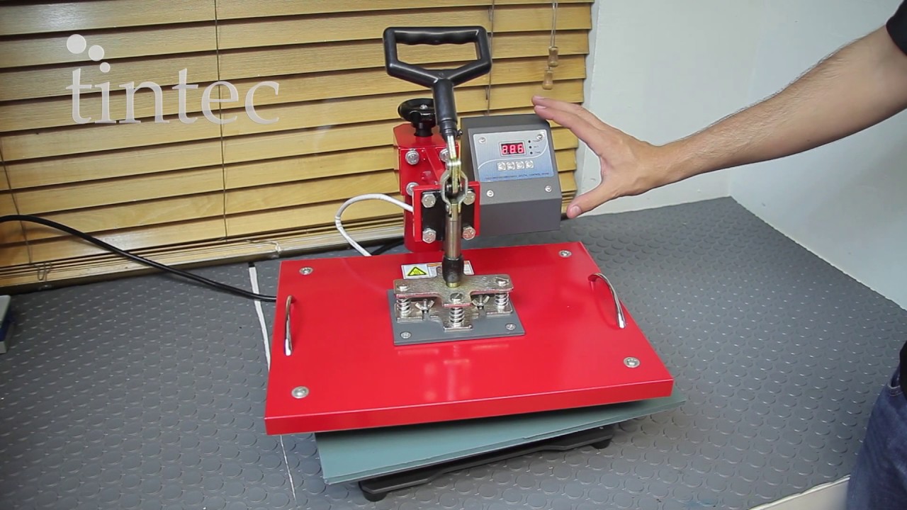 Cómo Configurar Plancha 8 en 1. www.tintec.com.mx #tintec #plancha #sublimacion