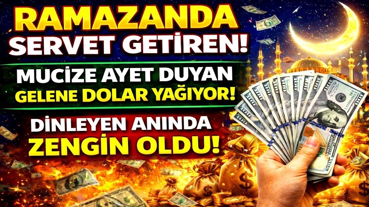 RAMAZAN’DA MUCİZE AYET! BU TEK SURE RIZIK KAPILARINI AÇAR – 3 SANİYEDE YOKSULLUK SİLİNİR!