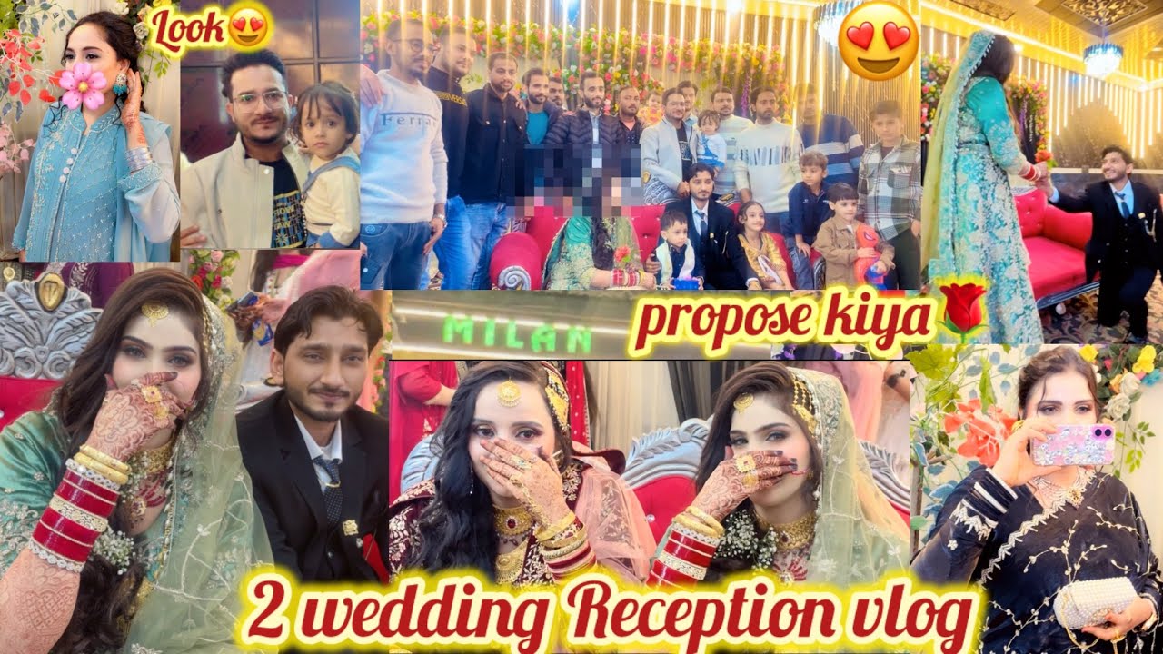 Full comedy😄Do do jagha gai reception mein bahut enjoy kiya😁😍