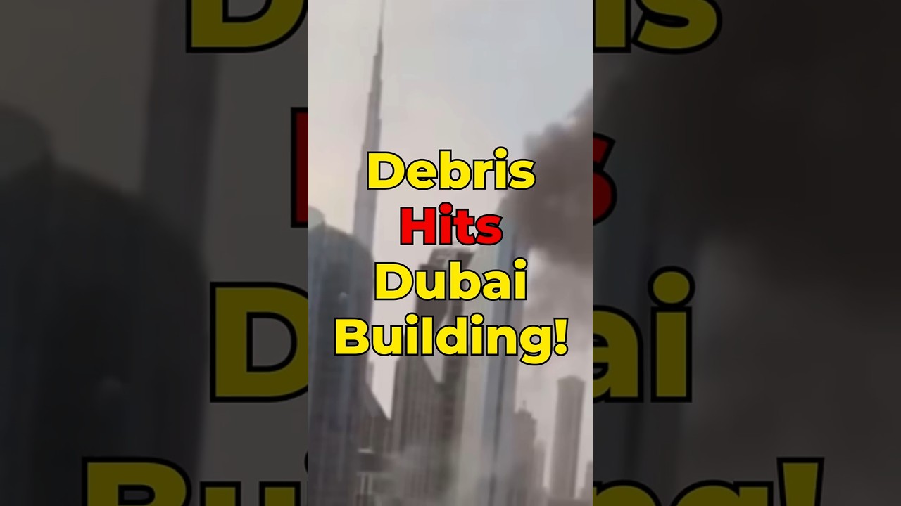 Debris from Air Defence Interception Hits Dubai Building on Sheikh Zayed Road | No Injuries Reported